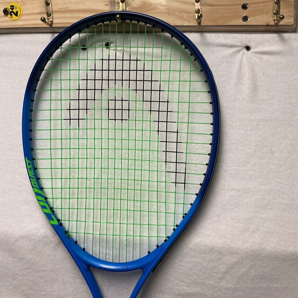 Ti Conquest Nano Titanium Head Tennis Racquet 4 1/2 Blue Used Great Shape
